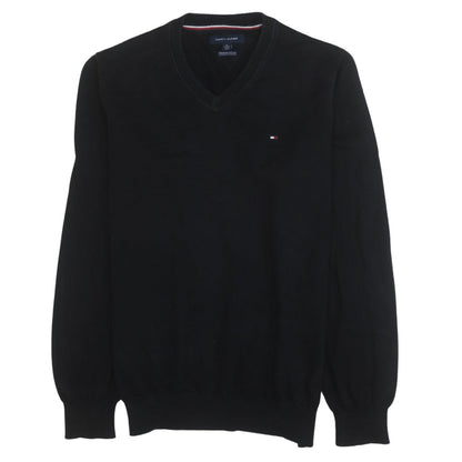 Mens UK Size XL Tommy Hilfiger Black Pullover Sweatshirt