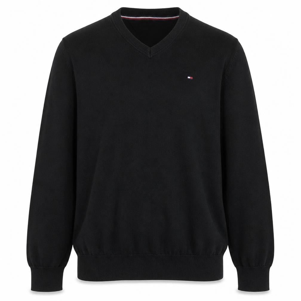Mens UK Size XL Tommy Hilfiger Black Pullover Sweatshirt