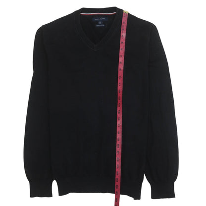 Mens UK Size XL Tommy Hilfiger Black Pullover Sweatshirt