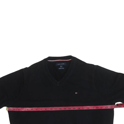 Mens UK Size XL Tommy Hilfiger Black Pullover Sweatshirt