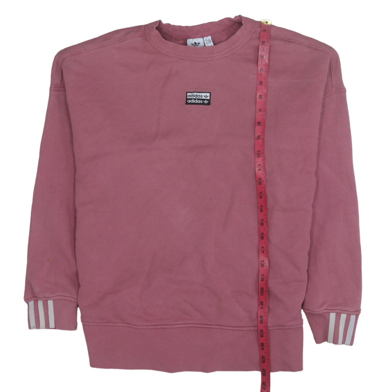 Womens UK Size 14 adidas Pink Pullover Sweatshirt