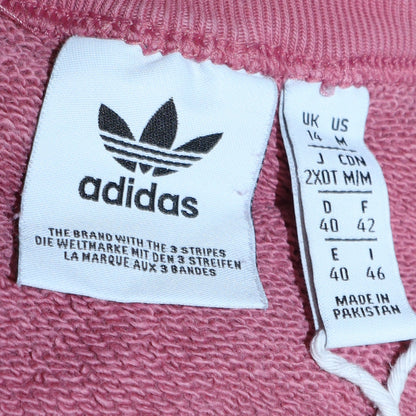 Womens UK Size 14 adidas Pink Pullover Sweatshirt