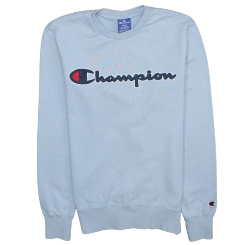 Mens UK Size S Champion Blue Pullover Sweatshirt