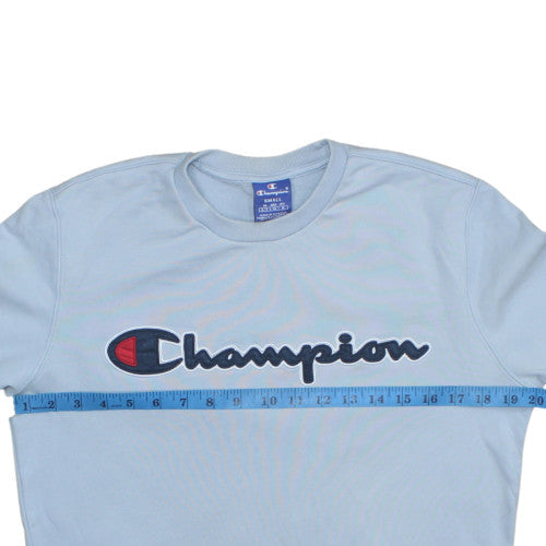 Mens UK Size S Champion Blue Pullover Sweatshirt