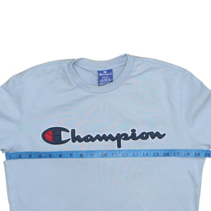 Mens UK Size S Champion Blue Pullover Sweatshirt
