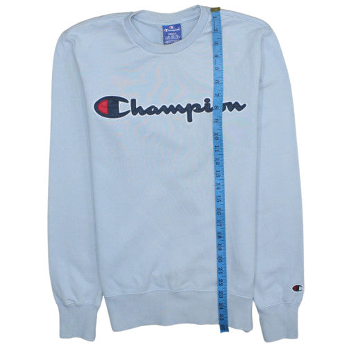 Mens UK Size S Champion Blue Pullover Sweatshirt