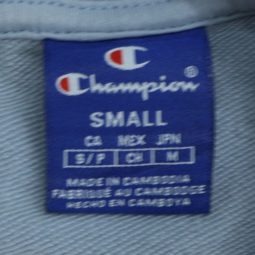 Mens UK Size S Champion Blue Pullover Sweatshirt