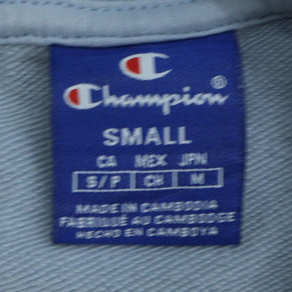 Mens UK Size S Champion Blue Pullover Sweatshirt