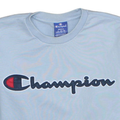 Mens UK Size S Champion Blue Pullover Sweatshirt