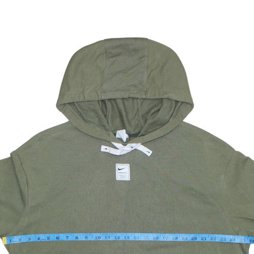 Mens UK Size L Nike Green Pullover Hoodie