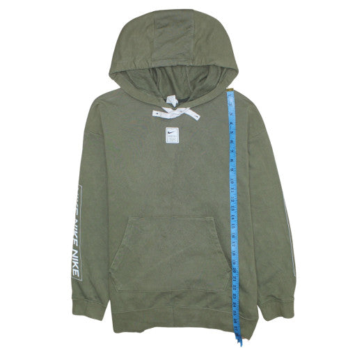 Mens UK Size L Nike Green Pullover Hoodie