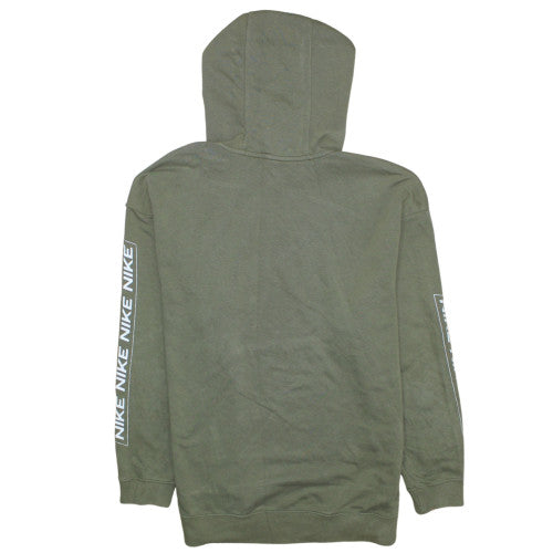 Mens UK Size L Nike Green Pullover Hoodie