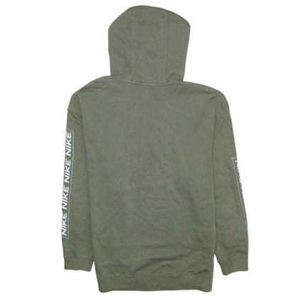 Mens UK Size L Nike Green Pullover Hoodie