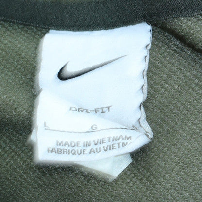 Mens UK Size L Nike Green Pullover Hoodie