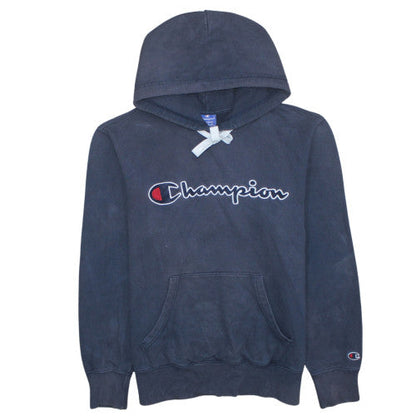 Mens UK Size M Champion Blue Pullover Hoodie