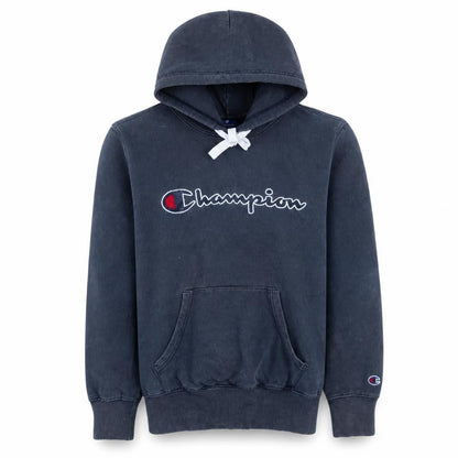 Mens UK Size M Champion Blue Pullover Hoodie