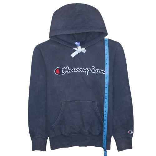 Mens UK Size M Champion Blue Pullover Hoodie