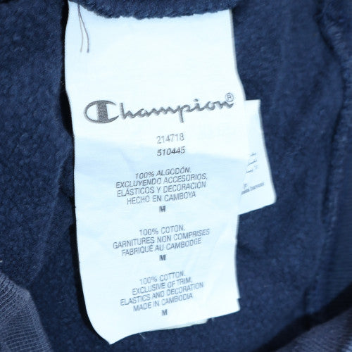 Mens UK Size M Champion Blue Pullover Hoodie