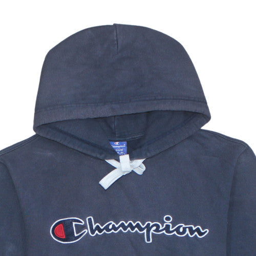 Mens UK Size M Champion Blue Pullover Hoodie