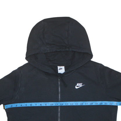 Mens UK Size M Nike Black Full Zip Hoodie