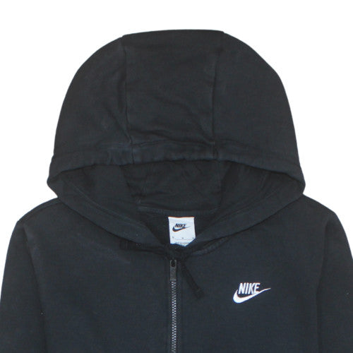 Mens UK Size M Nike Black Full Zip Hoodie