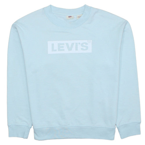 Womens UK Size M Levi's Blue Pullover Sweatshirt