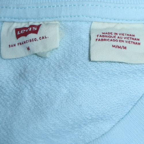 Womens UK Size M Levi's Blue Pullover Sweatshirt
