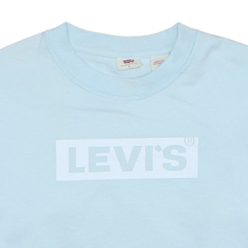 Womens UK Size M Levi's Blue Pullover Sweatshirt