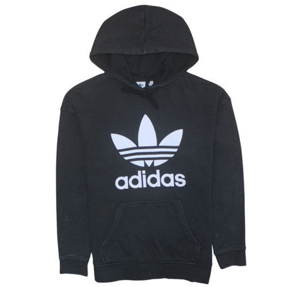Womens UK Size 14 Adidas Black Pullover Hoodie