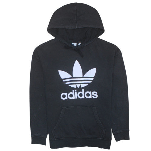 Womens UK Size 14 Adidas Black Pullover Hoodie
