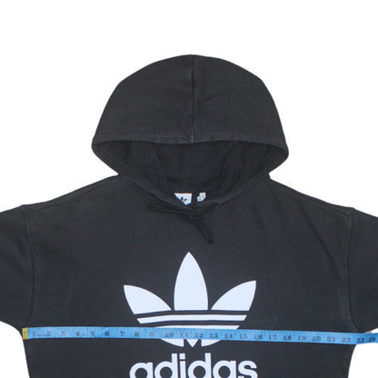 Womens UK Size 14 Adidas Black Pullover Hoodie