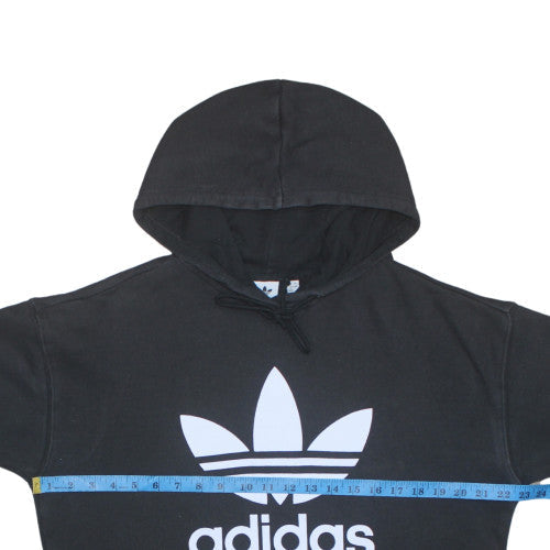 Womens UK Size 14 Adidas Black Pullover Hoodie