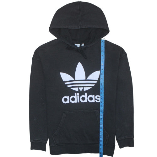 Womens UK Size 14 Adidas Black Pullover Hoodie