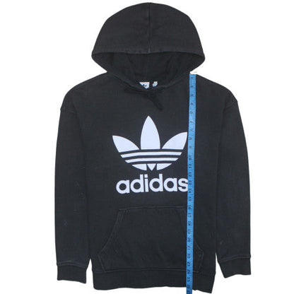 Womens UK Size 14 Adidas Black Pullover Hoodie