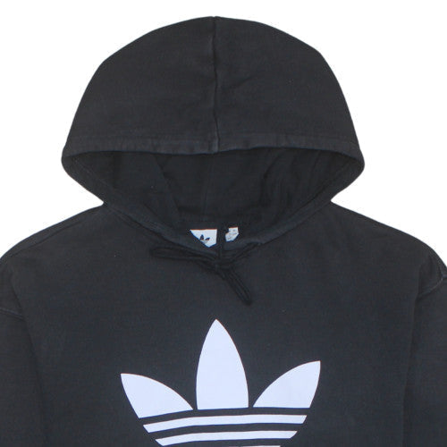 Womens UK Size 14 Adidas Black Pullover Hoodie