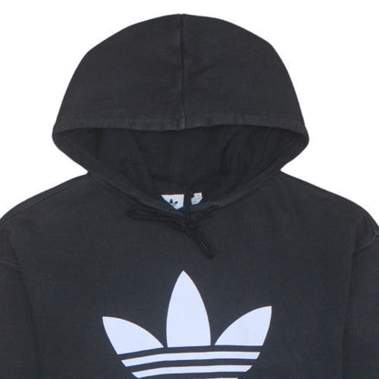 Womens UK Size 14 Adidas Black Pullover Hoodie