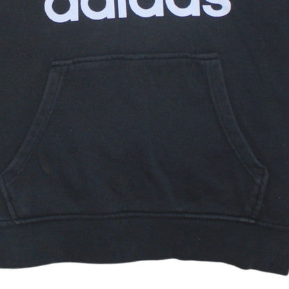 Womens UK Size 14 Adidas Black Pullover Hoodie