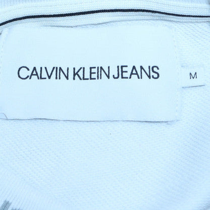 Mens UK Size M Calvin Klein Jeans White Pullover Sweatshirt