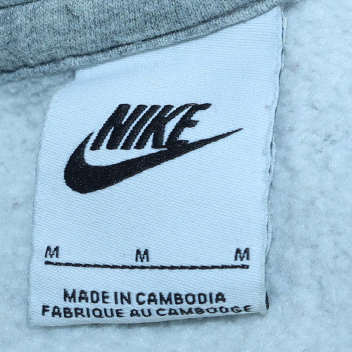 Mens UK Size M Nike Grey Pullover Hoodie