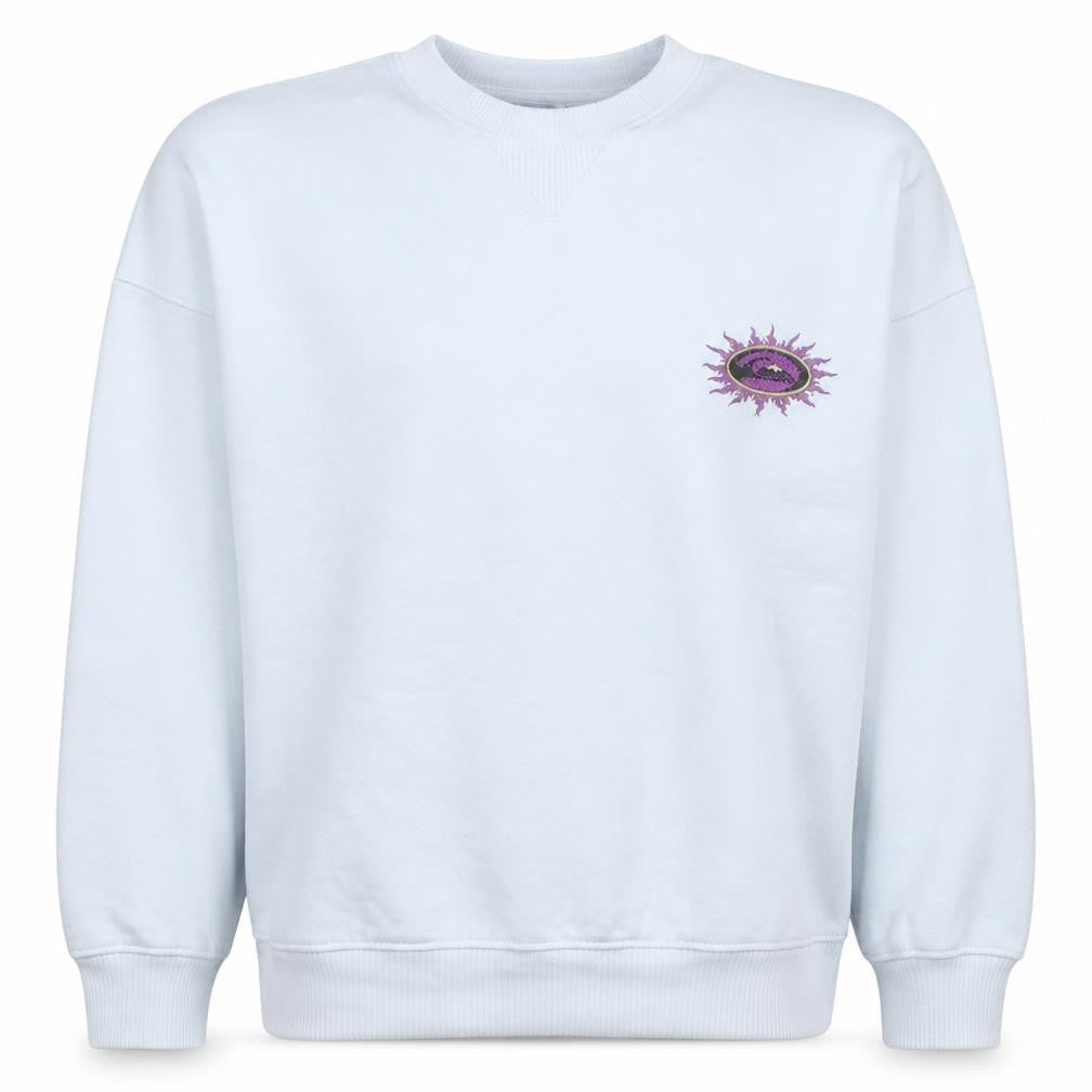 Mens UK Size S Quiksilver White Pullover Sweatshirt