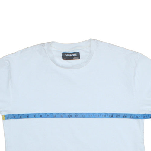 Mens UK Size S Calvin Klein White Pullover Sweatshirt