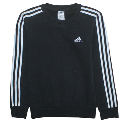 Adidas Women's Black Long Sleeve Crew Neck Pullover Sweatshirt S