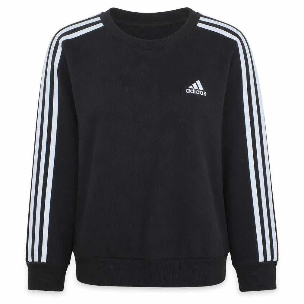 Adidas Women's Black Long Sleeve Crew Neck Pullover Sweatshirt S