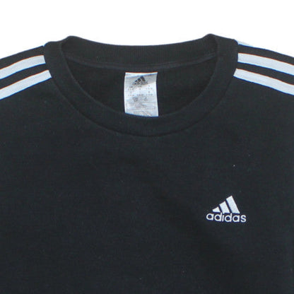 Adidas Women's Black Long Sleeve Crew Neck Pullover Sweatshirt S