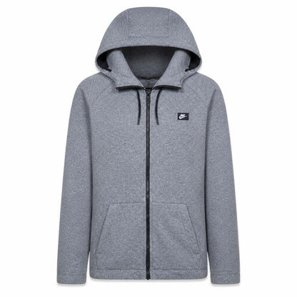 Mens UK Size M Nike Grey Full Zip Hoodie