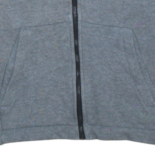 Mens UK Size M Nike Grey Full Zip Hoodie