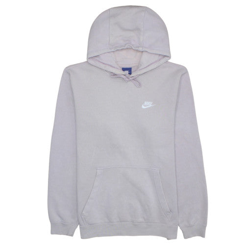 Womens UK Size M Nike Grey Pullover Hoodie