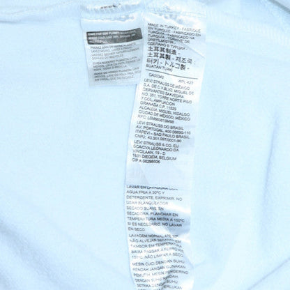 Mens UK Size S Levi's White Pullover Hoodie