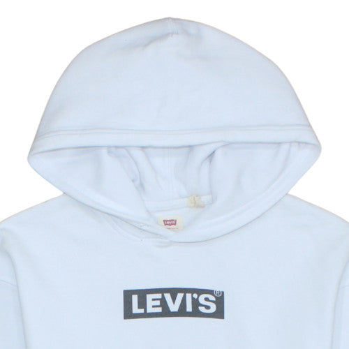 Mens UK Size S Levi's White Pullover Hoodie