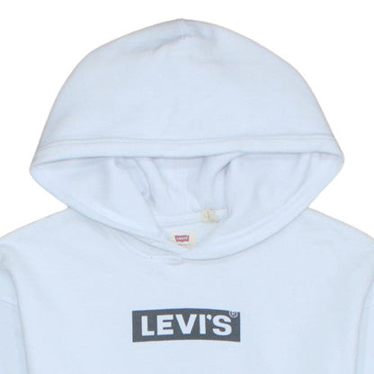 Mens UK Size S Levi's White Pullover Hoodie